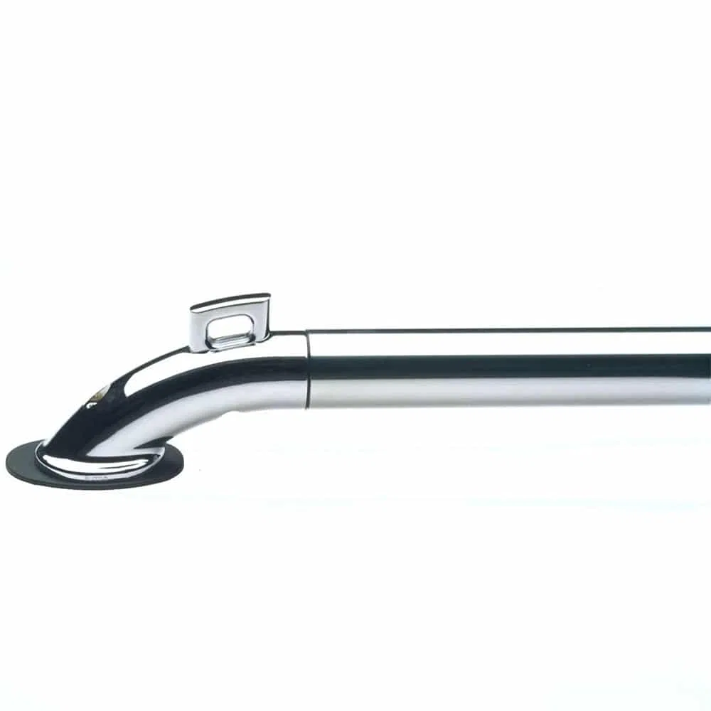 29859 – PUTCO Bed Side Rail, Direct Fit Stake Pocket Mount Polished Chrome Stainless Steel Built In 4 Pop Up Tie Down...
